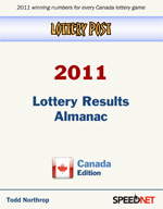 Lottery Post 2011 Lottery Results Almanac, Canada Edition